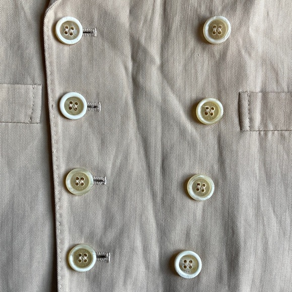 Brunello Cucinelli wool and linen double breasted vest - Picture 16 of 17